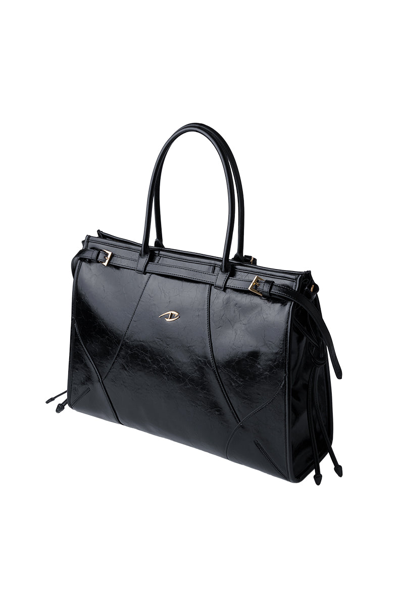 CATSSTAC Gentleman Waxed Leather Tote & Shoulder Bag