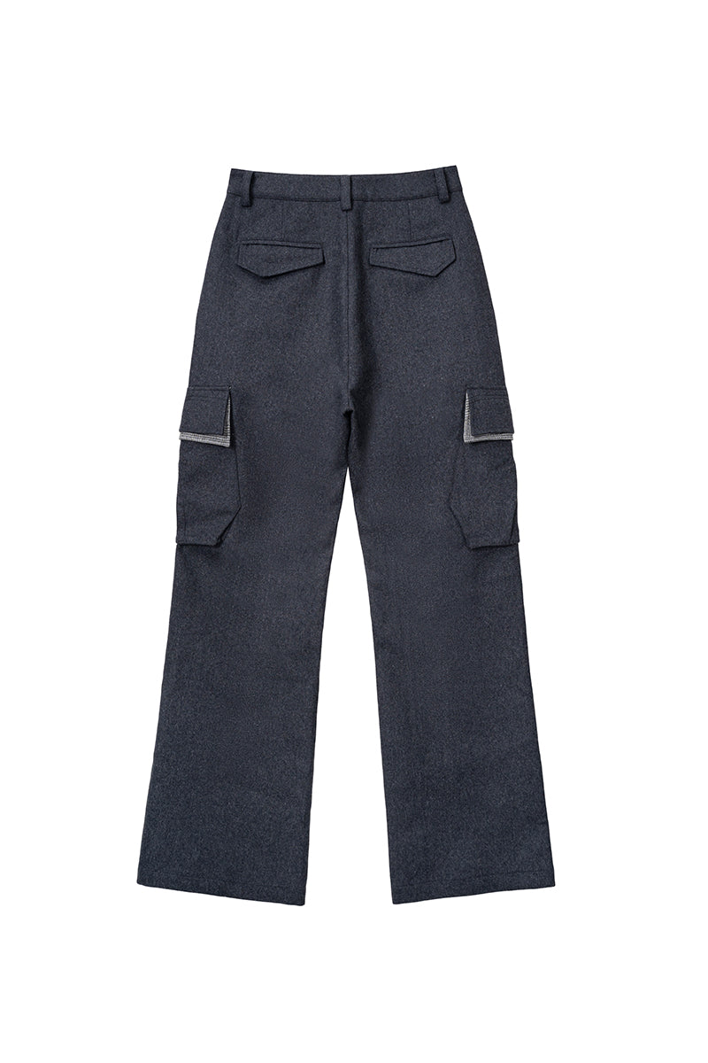 CATSSTAC Inkwhisper Wool-Blend Colorblock Utility Pants