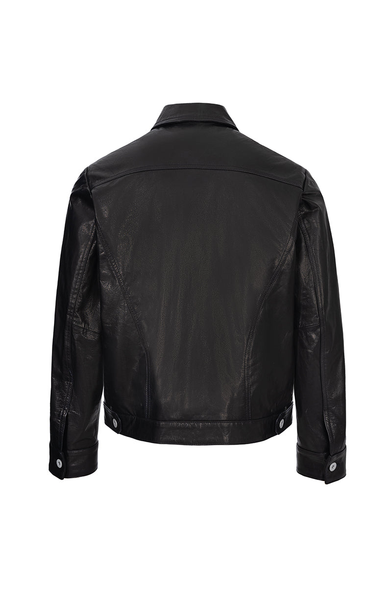 CATSSTAC Blackstring Type 1 Waxed Full-Grain Cowhide Jacket