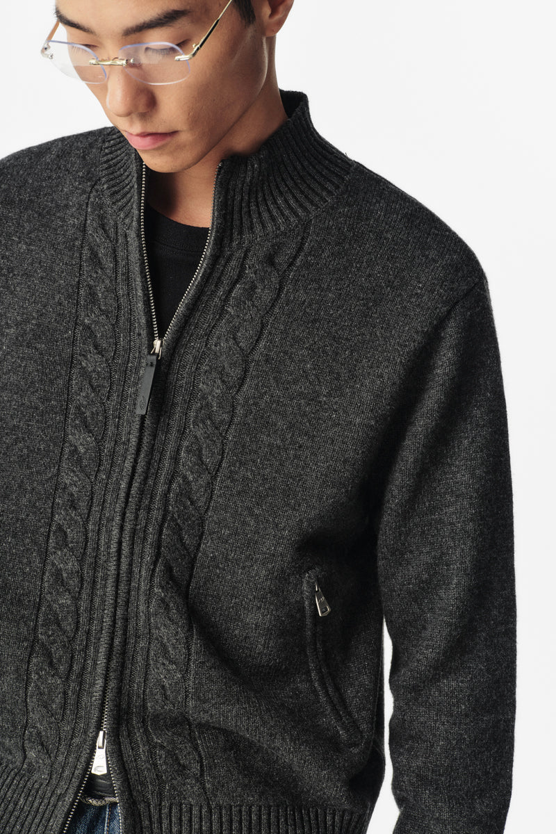 CATSSTAC Starflame Wool-Blend Jacquard Cardigan