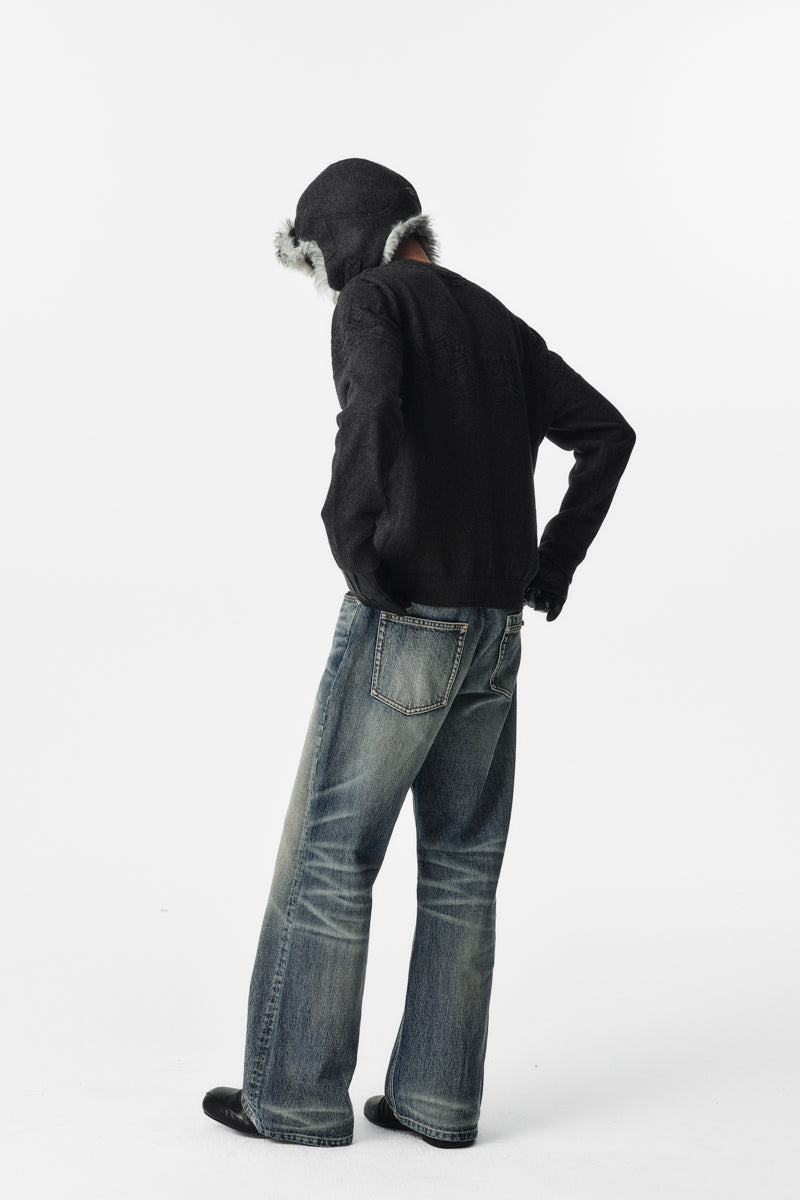 CATSSTAC Marseille Subtle Cable-Knit Wool Blend Sweater