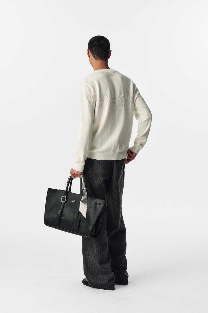 CATSSTAC Marseille Subtle Cable-Knit Wool Blend Sweater