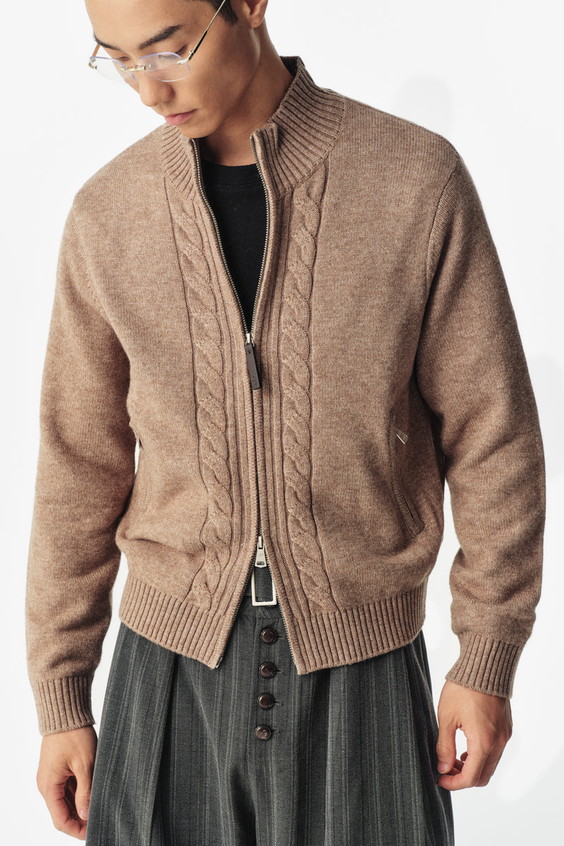 CATSSTAC Starflame Wool-Blend Jacquard Cardigan