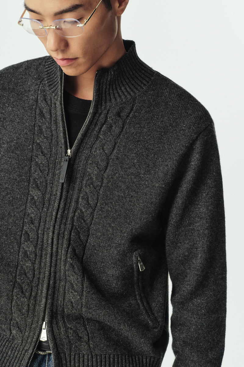 CATSSTAC Starflame Wool-Blend Jacquard Cardigan