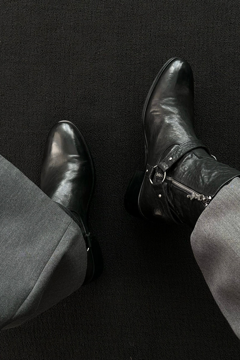 CATSSTAC Nightfall Washed Horse Leather Chelsea Boots