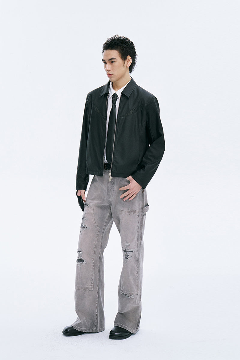 Ling Snake Python Patchwork Jacket