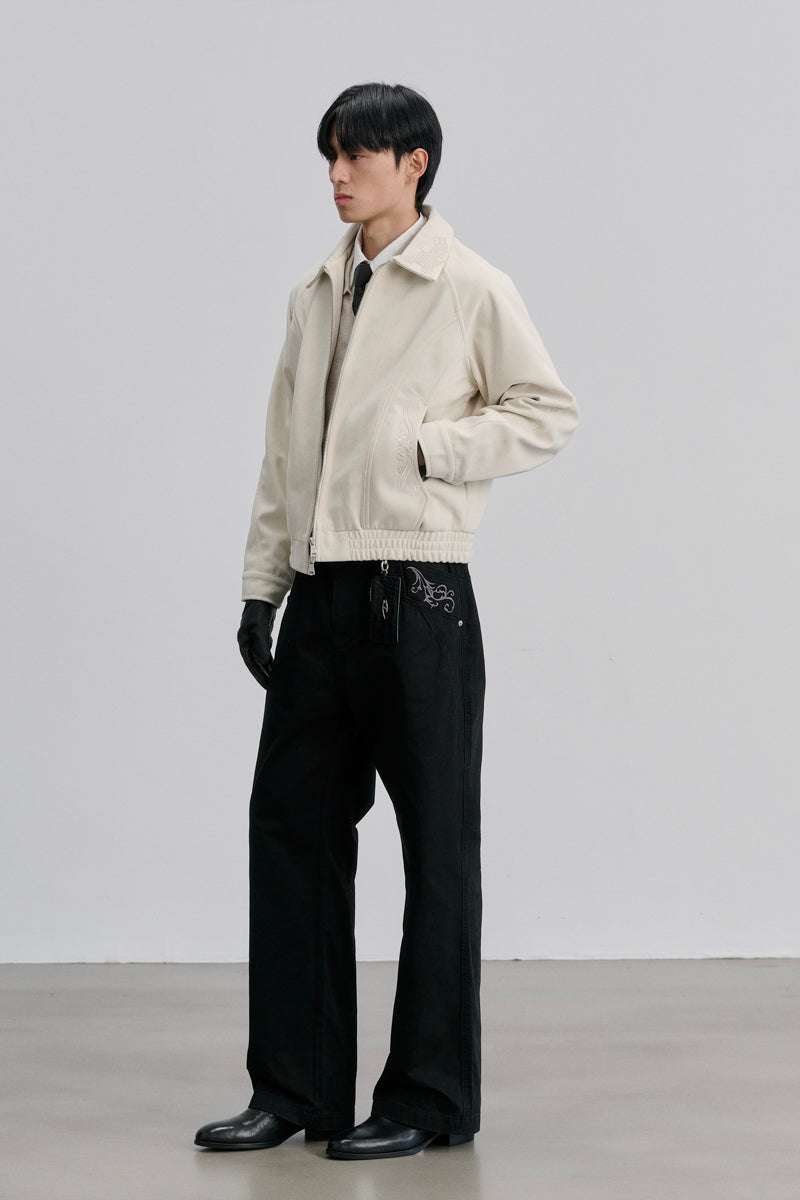 CATSSTAC Embroidered collar jacket