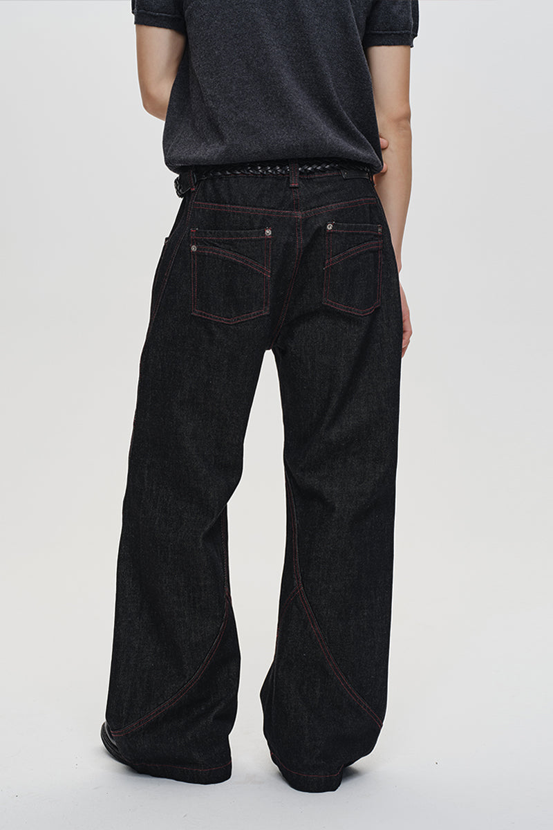 Red Blade Raw Denim Jeans