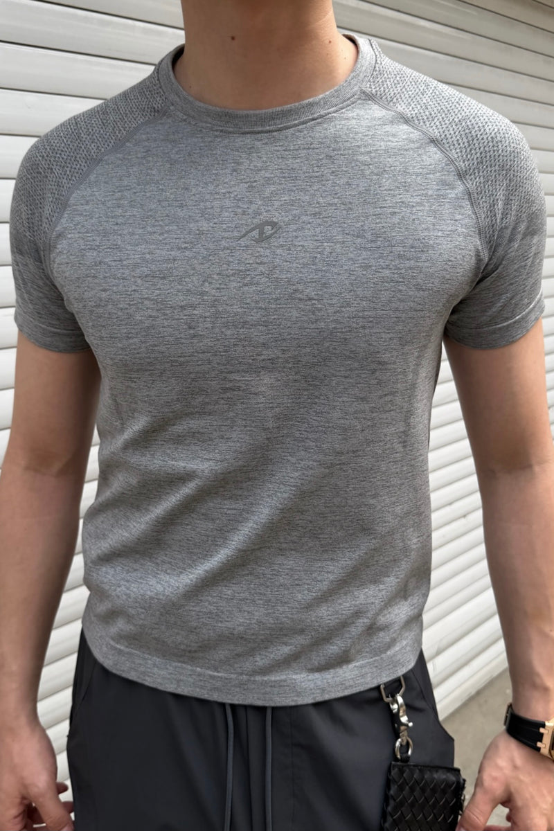 CATSSTAC One-piece 3D-knit short-sleeve sports shirt