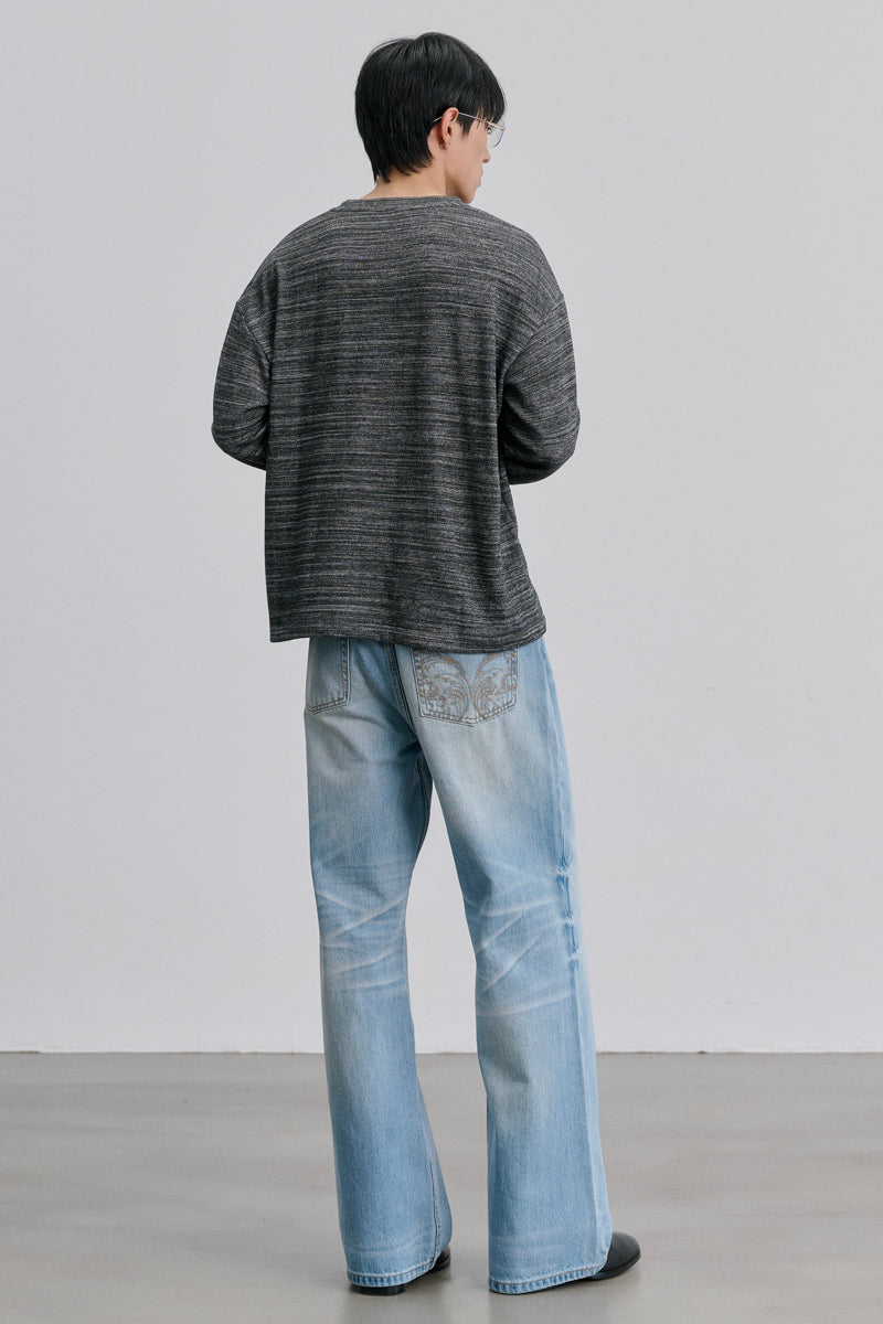 CATSSTAC Loose-fit long-sleeve Henley