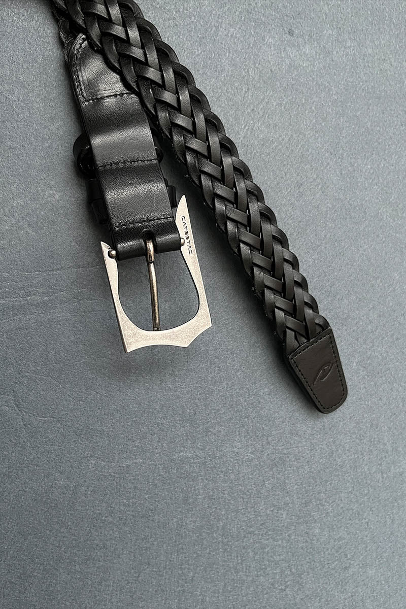 CATSSTAC Bow-and-arrow-woven cowhide belt