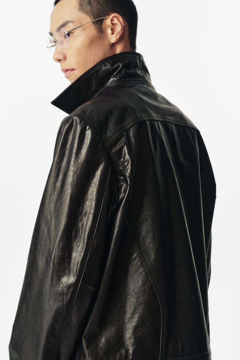 CATSSTAC Blackstring Type 1 Waxed Full-Grain Cowhide Jacket