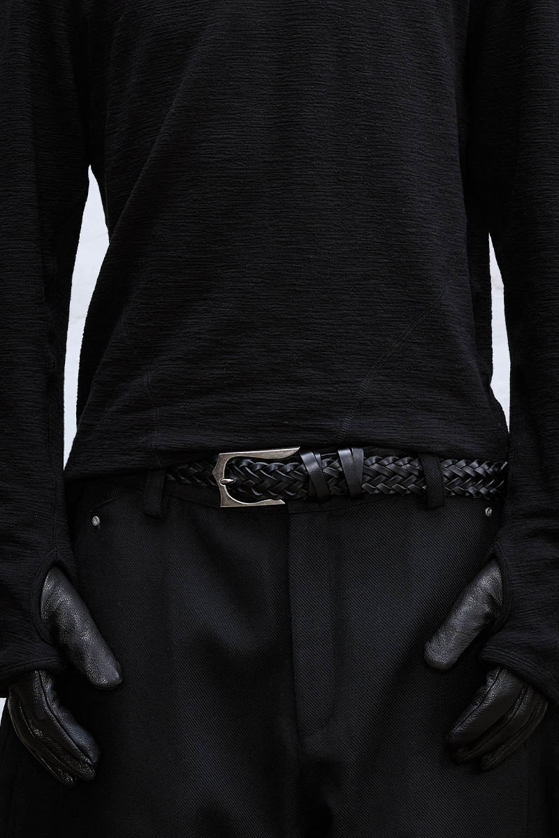 CATSSTAC Bow-and-arrow-woven cowhide belt