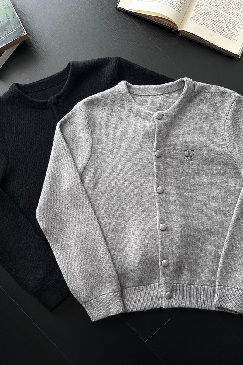 CATSSTAC Ink Cloud Heavyweight Wool-Lyocell Cardigan