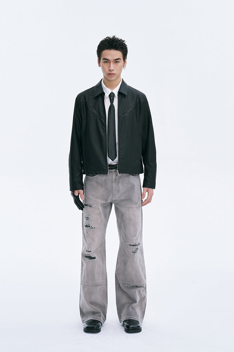Ling Snake Python Patchwork Jacket