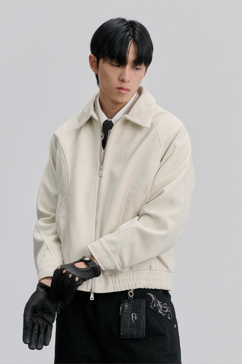 CATSSTAC Embroidered collar jacket