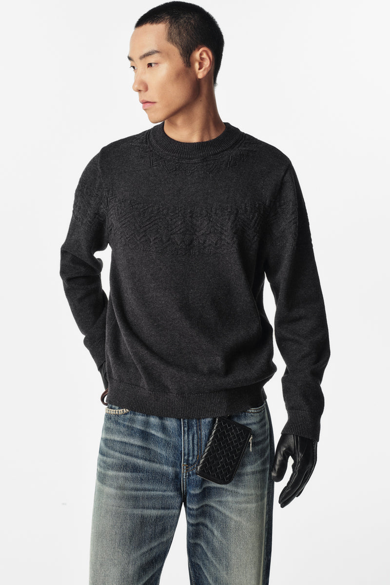 CATSSTAC Marseille Subtle Cable-Knit Wool Blend Sweater