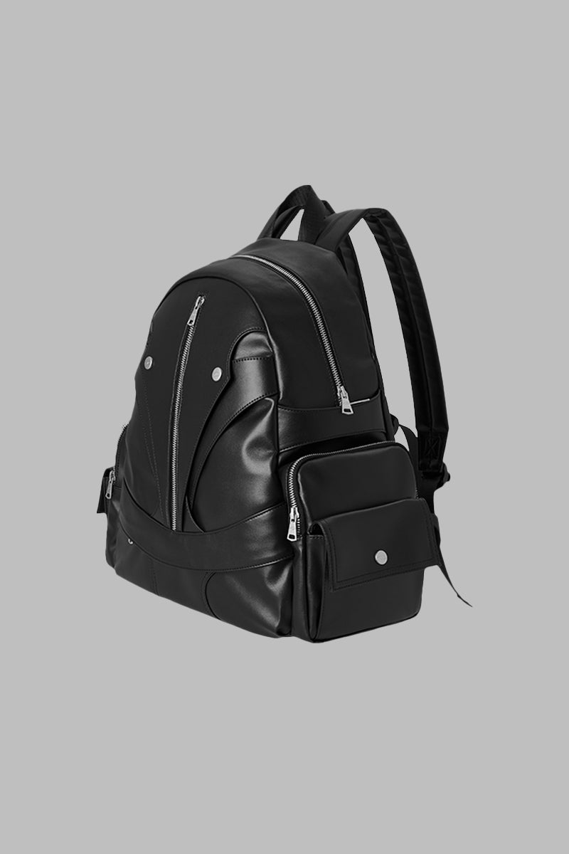 Monster Story Leather  Backpack