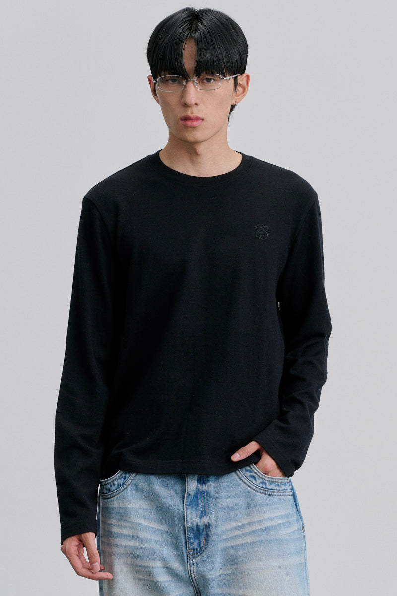 CATSSTAC Wool crew-neck base layer