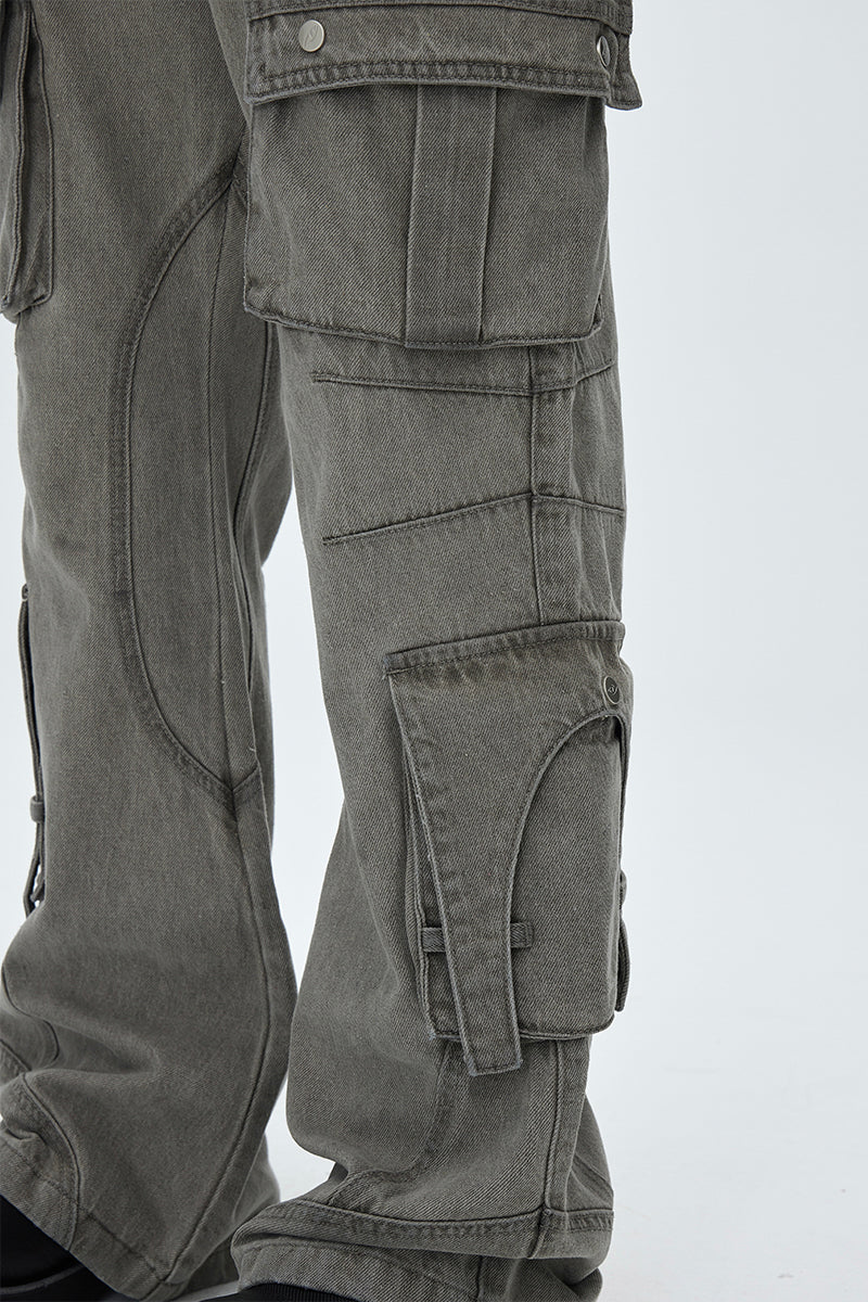 CATSSTAC Heavy-Duty Multi-Pocket Denim Jeans
