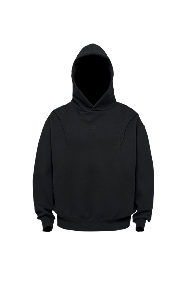CATSSTAC detachable panel cut space cotton sweatshirt