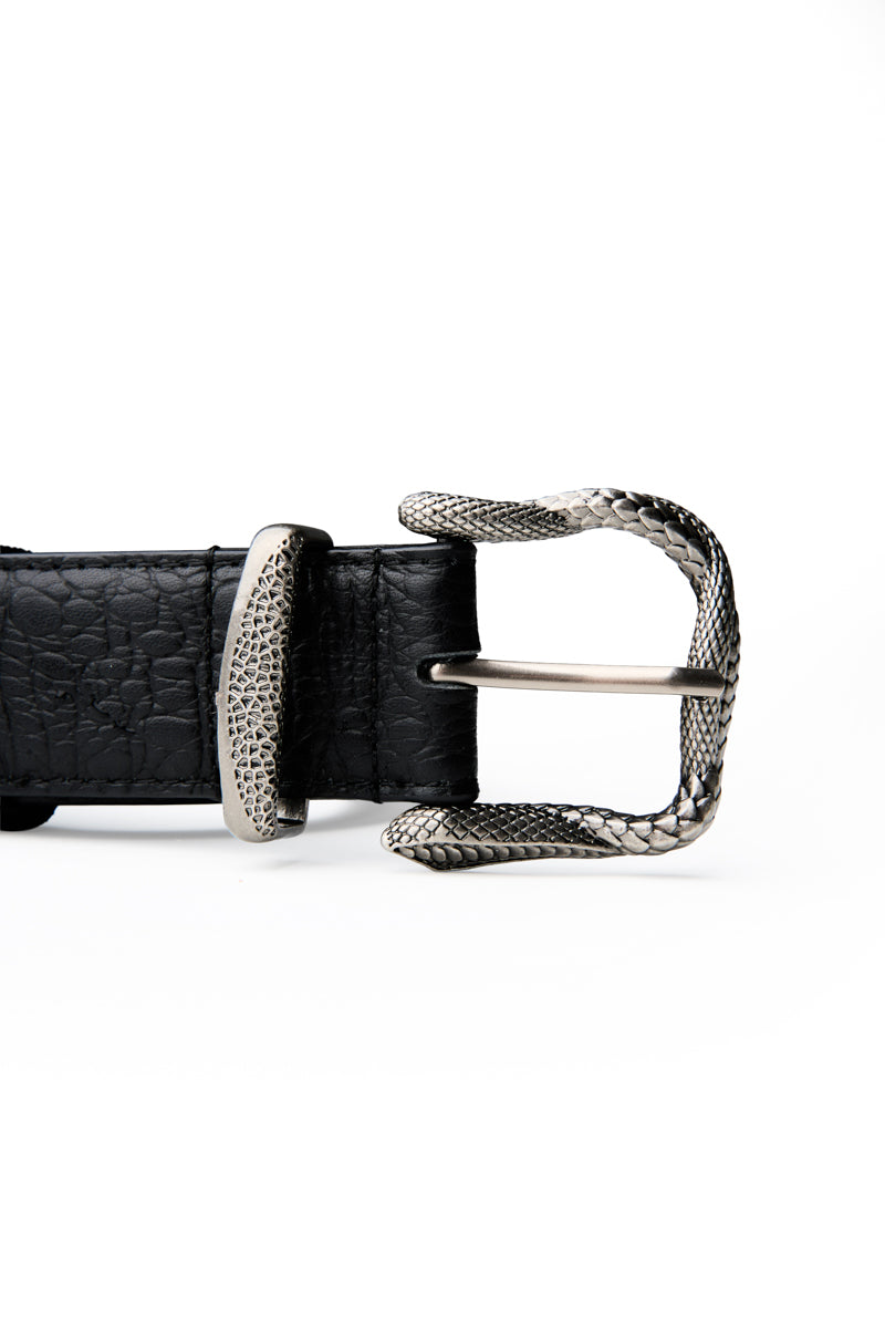 CATSSTAC Rock Python Embossed Full-Grain Cowhide Belt