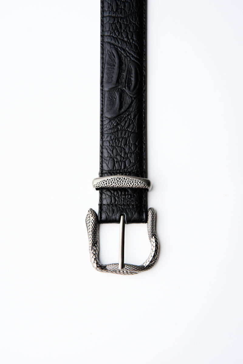 CATSSTAC Rock Python Embossed Full-Grain Cowhide Belt