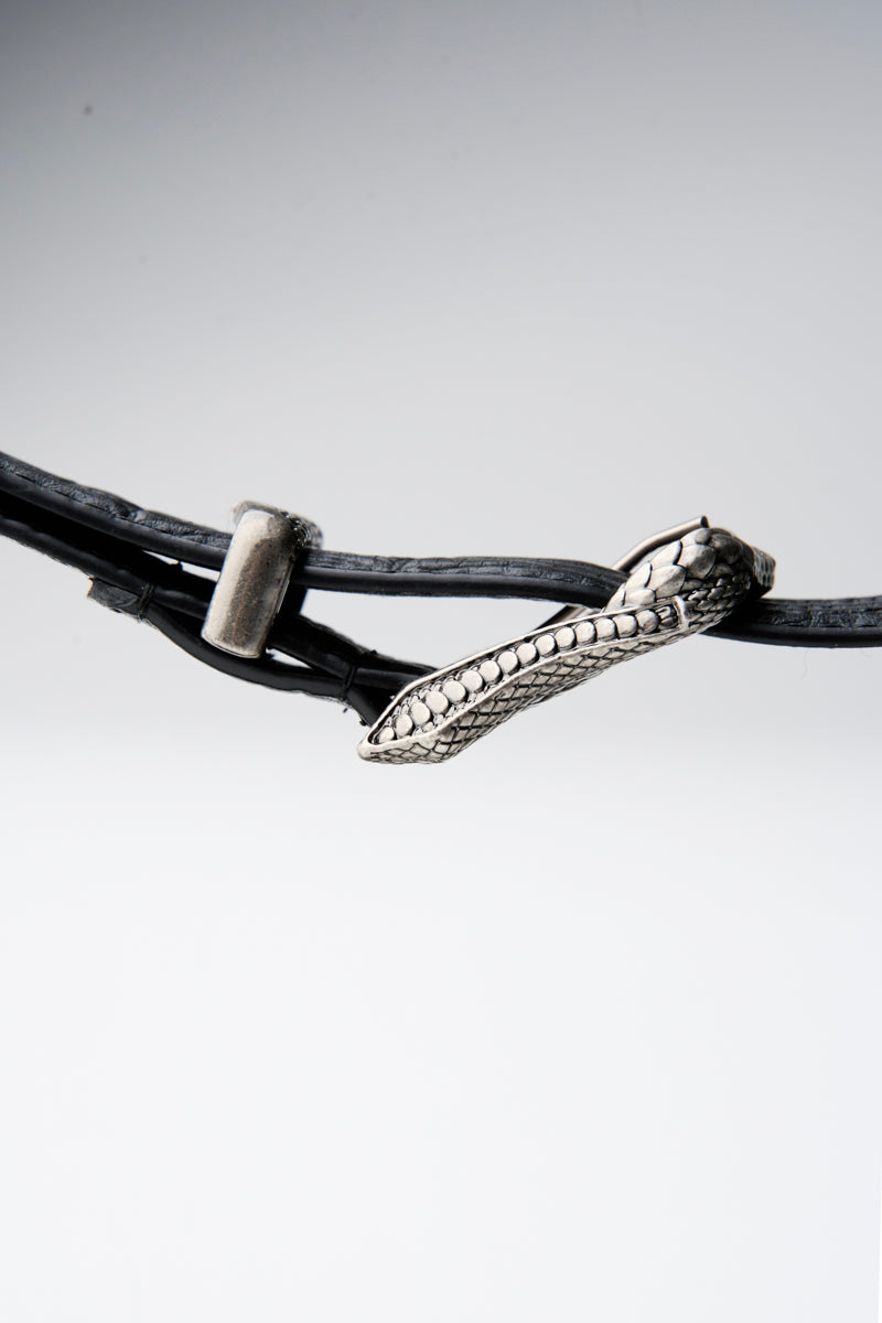 CATSSTAC Rock Python Embossed Full-Grain Cowhide Belt