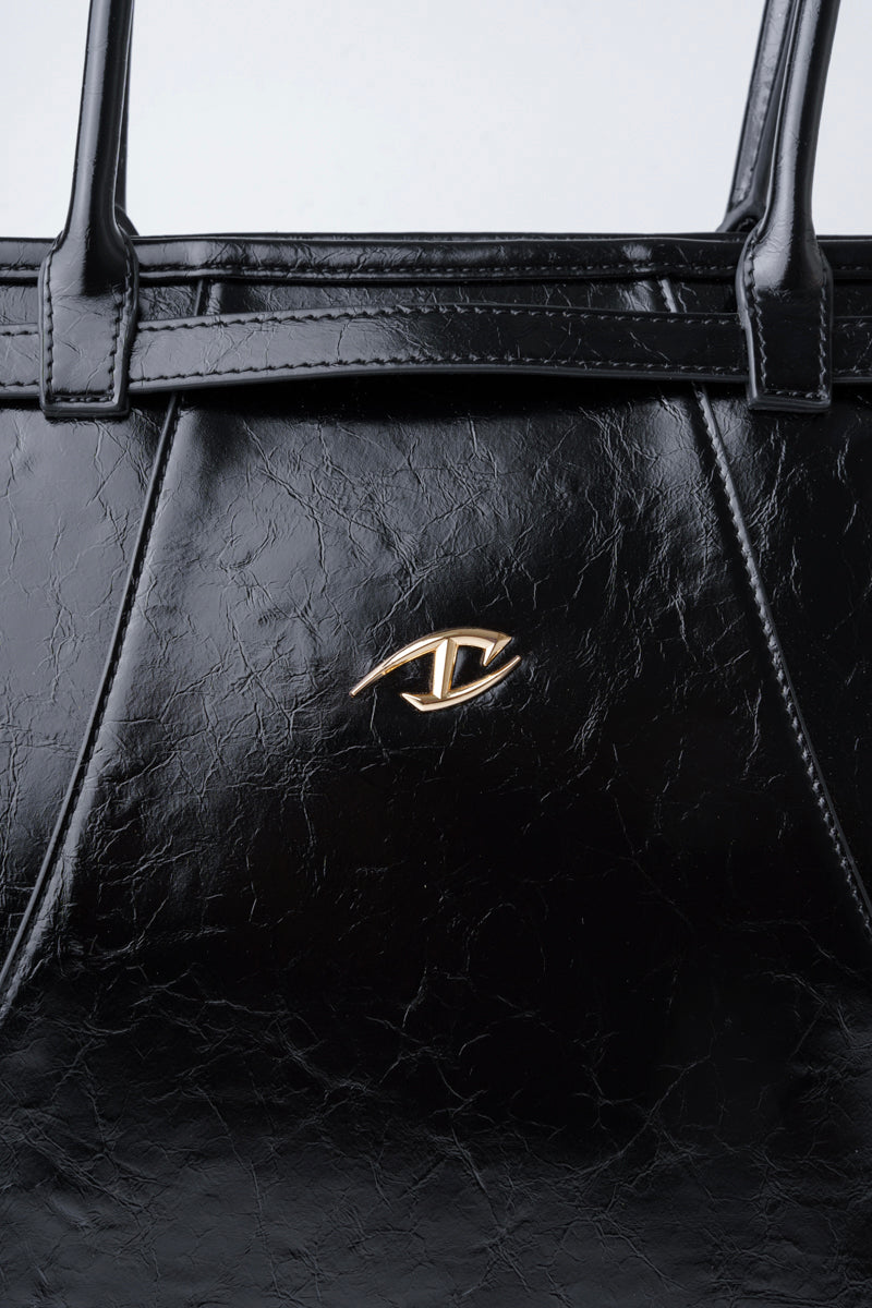 CATSSTAC Gentleman Waxed Leather Tote & Shoulder Bag