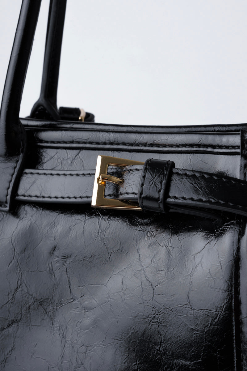 CATSSTAC Gentleman Waxed Leather Tote & Shoulder Bag