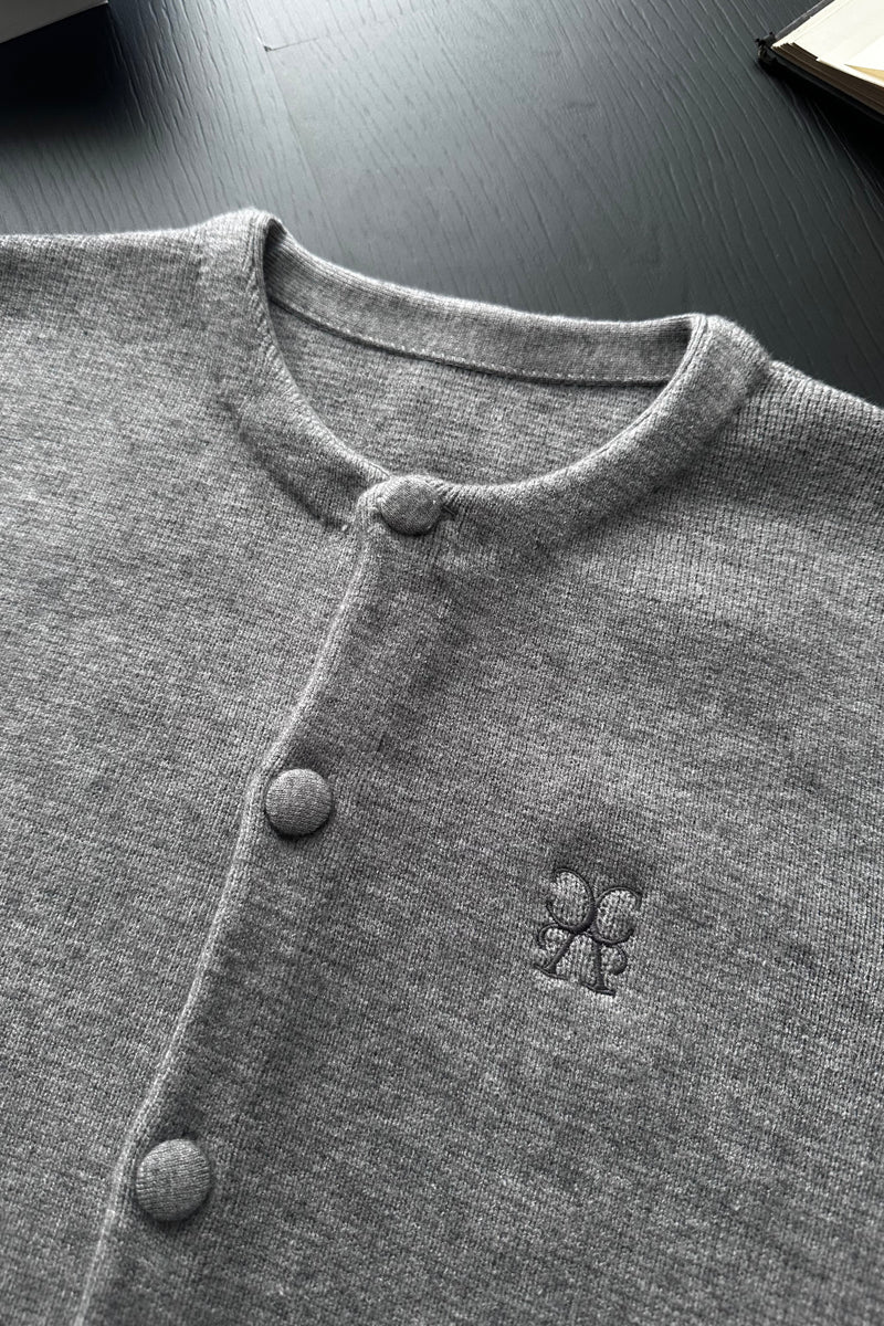 CATSSTAC Ink Cloud Heavyweight Wool-Lyocell Cardigan