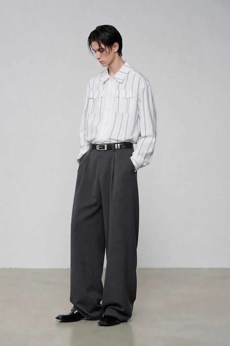 CATSSTAC Jazz Stripe Shirt Jacket