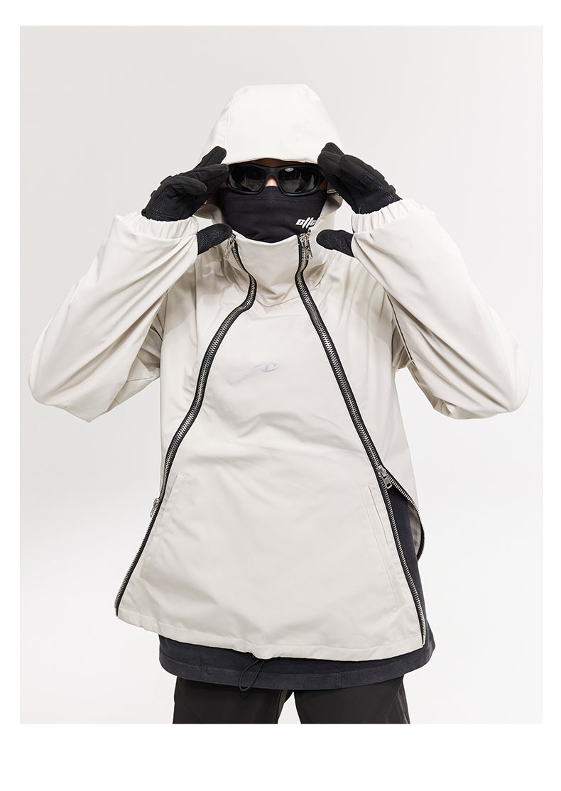 White Fox Ninja 4 Zips Utility Jacket