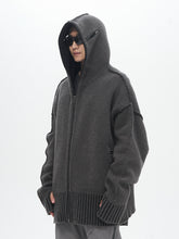 Load image into Gallery viewer, Ninja Heavy Zip-Up Woolen Jacket
